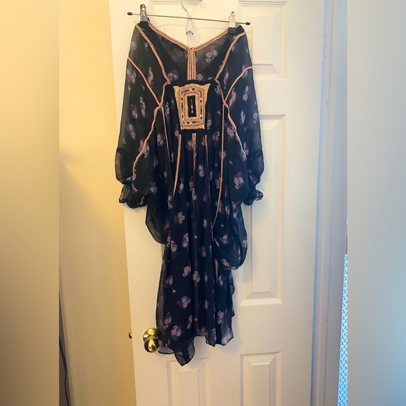 Isabel Marant Boho Chic Silk Embroidered Dress - Picture 3 of 10